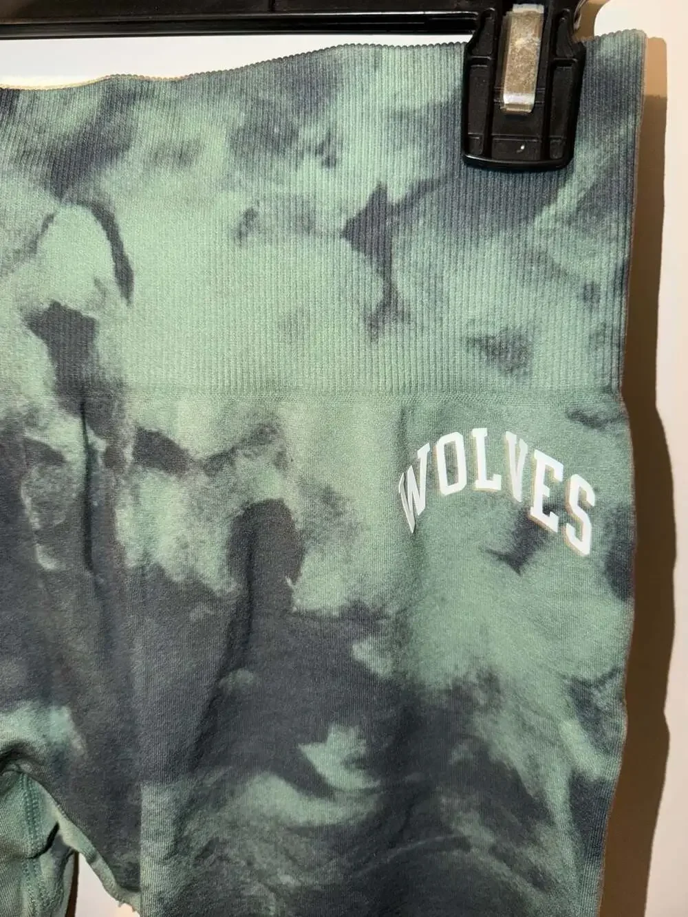 Darc Sport Everson Seamless Leggings in Green Marble Tie-Dye